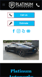 Mobile Screenshot of platinum-autoworks.com