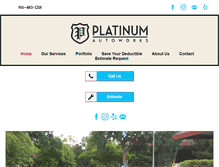 Tablet Screenshot of platinum-autoworks.com